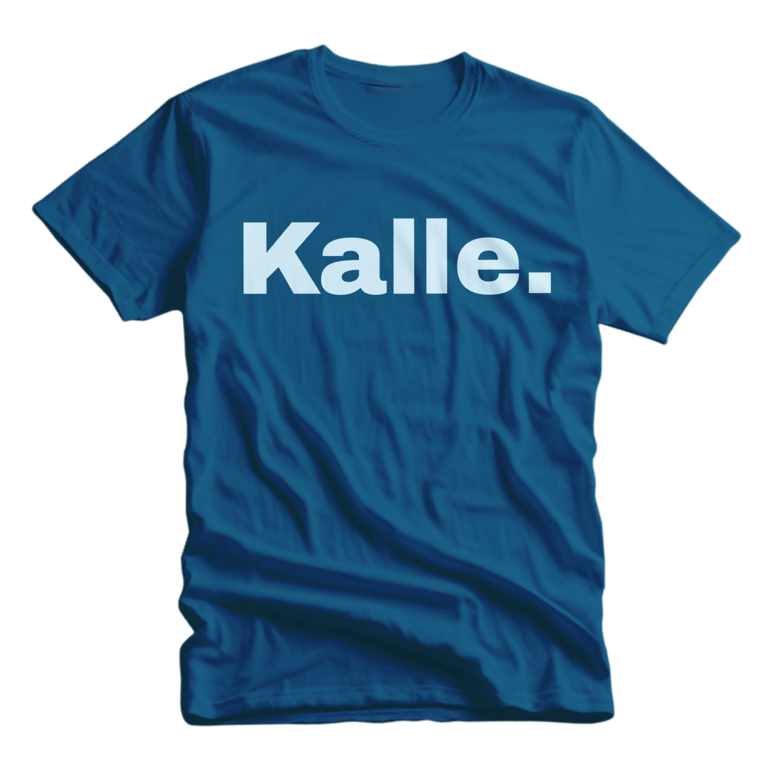 PRE-ORDER Kalle. t-shirt blauw