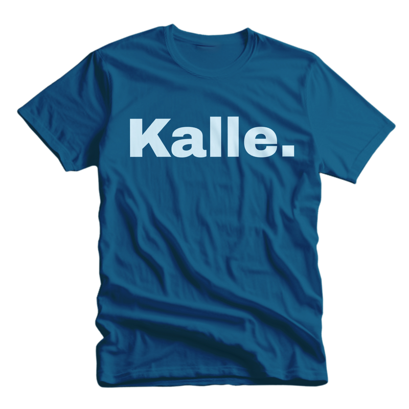 Kalle. t-shirt blauw