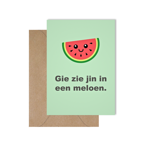 Woordspeling postkaart wenskaart een in een miljoen liefde