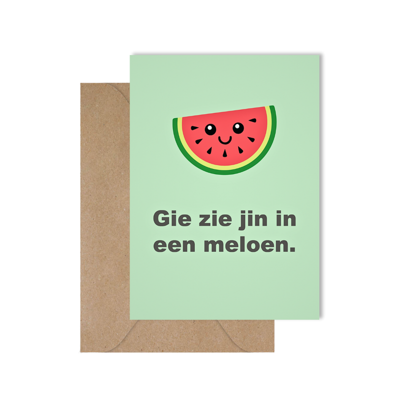 Woordspeling postkaart wenskaart een in een miljoen liefde