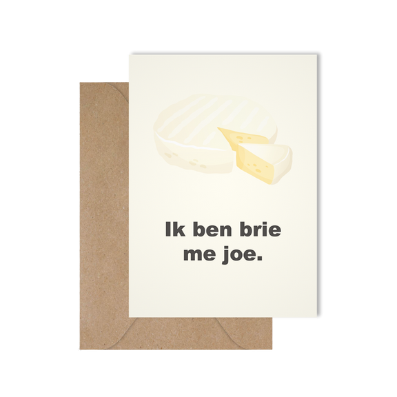 Brie kaas woordgrapje woordpseling liefde blij met jou