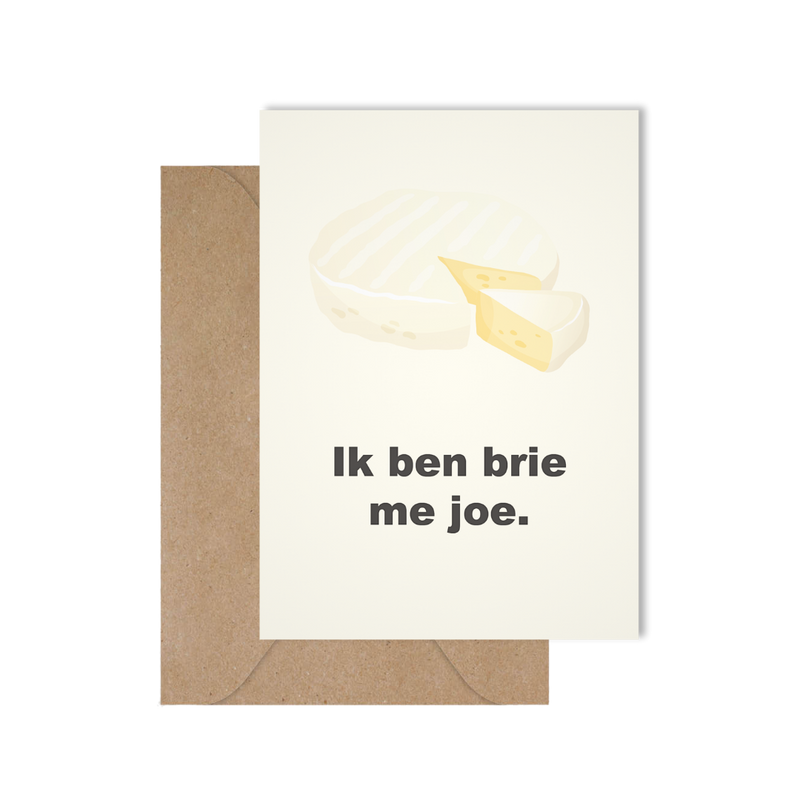 Brie kaas woordgrapje woordpseling liefde blij met jou