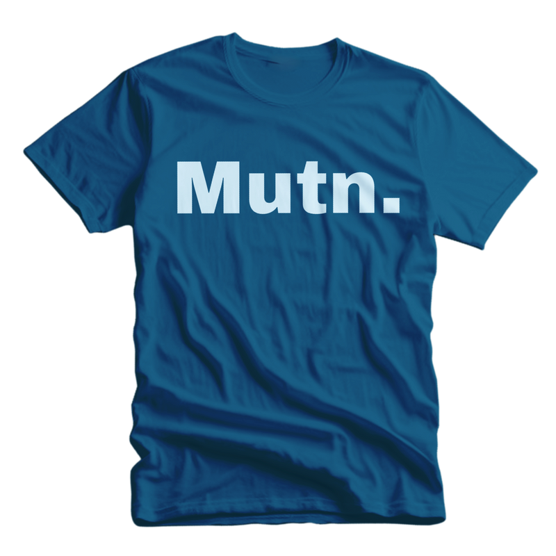 PRE-ORDER Mutn. t-shirt blauw