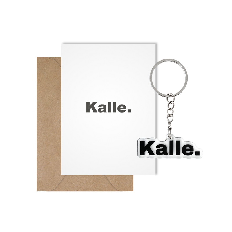 Kalle. hanger en KOARTE