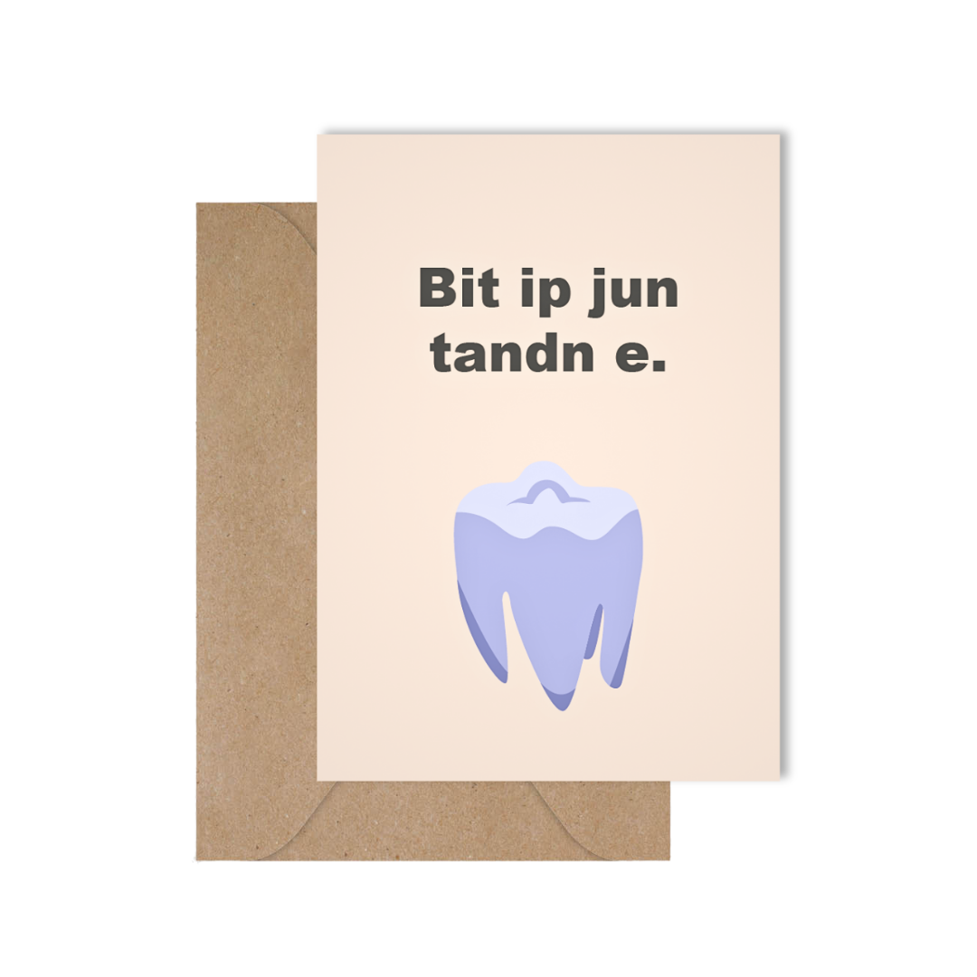 Grappige West-Vlaamse wenskaart voor beterschap