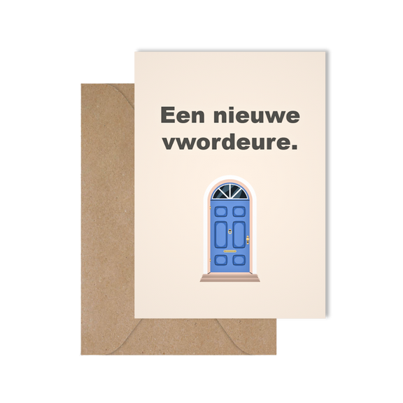 Grappige West-Vlaamse verjaardagskaart