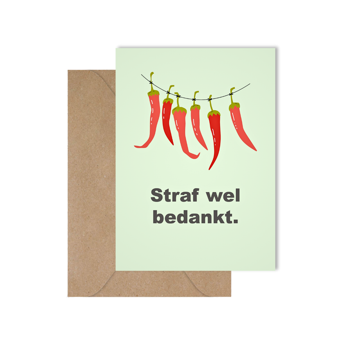 West-Vlaamse spreuk bedankt