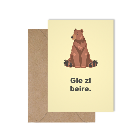 Grappige West-Vlaamse wenskaart voor vriendschap