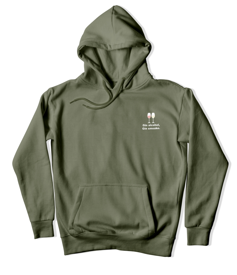 Hoodie Gin alcohol, gin smoake. PRE-ORDER