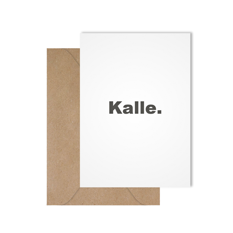 Grappige West-Vlaamse wenskaart met spreuk in dialect