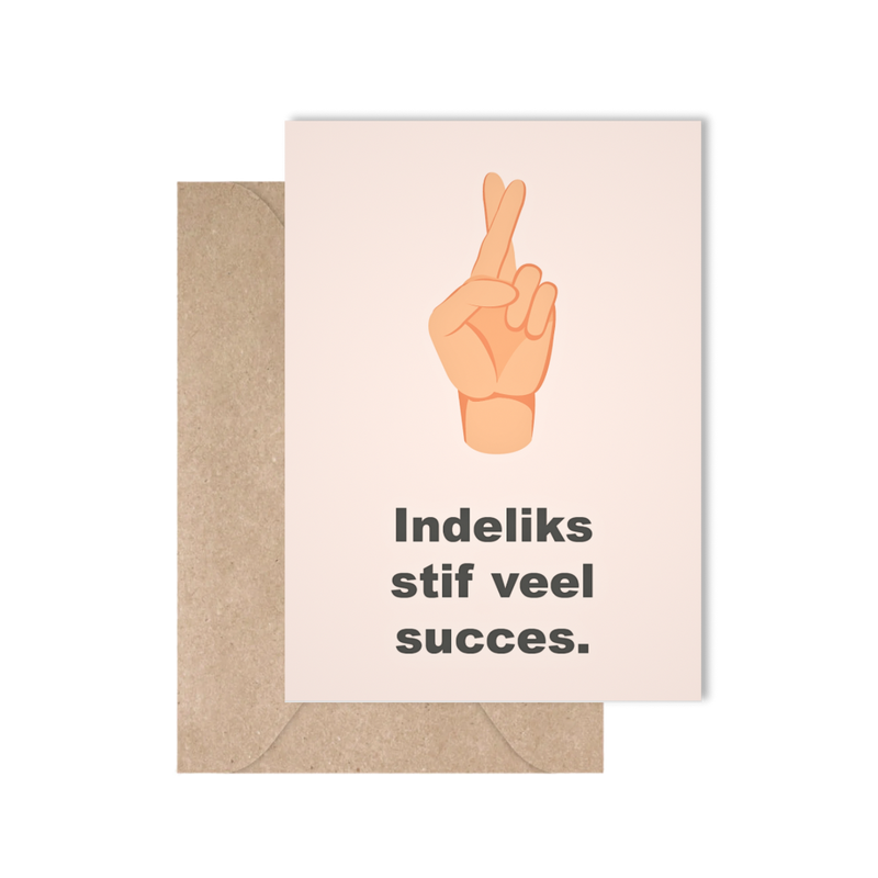 Indeliks stif veel succes