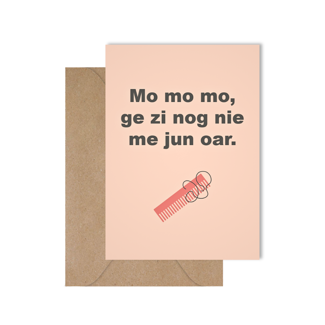 Grappige West-Vlaamse wenskaart voor beterschap