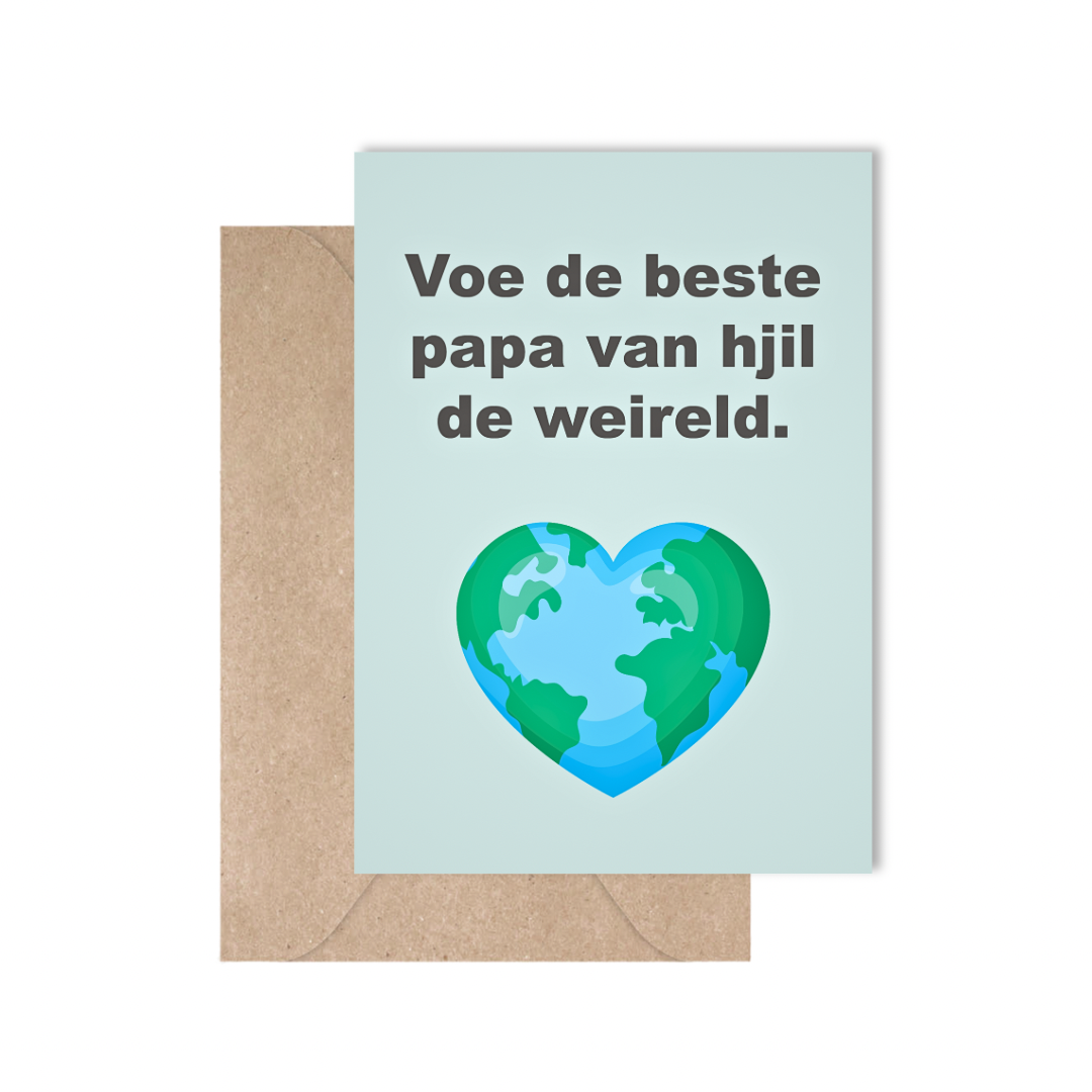 Voe de beste papa van hjil de weireld