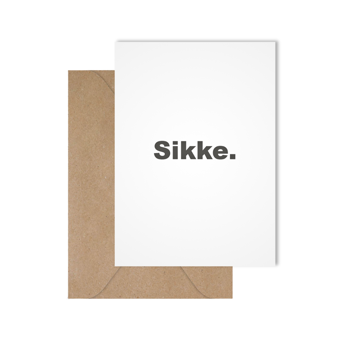 Grappige West-Vlaamse wenskaart met spreuk in dialect