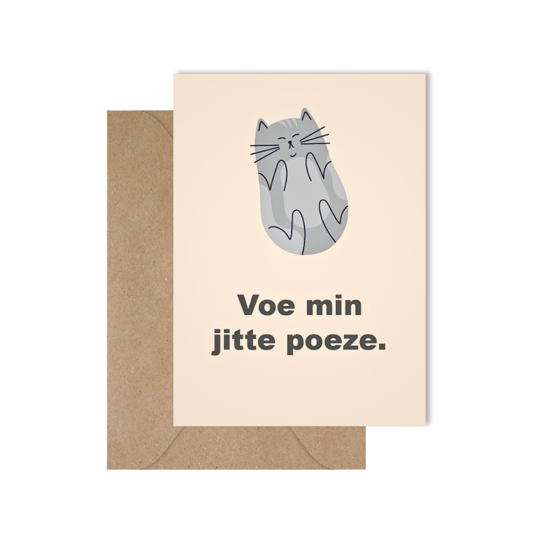 Grappige West-Vlaamse wenskaart voor liefde of valentijn