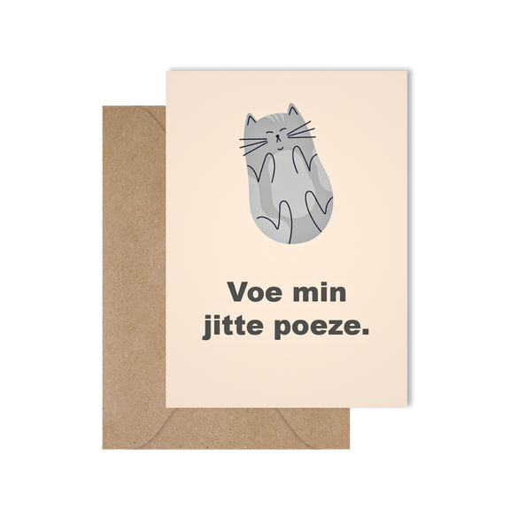 Grappige West-Vlaamse wenskaart voor liefde of valentijn