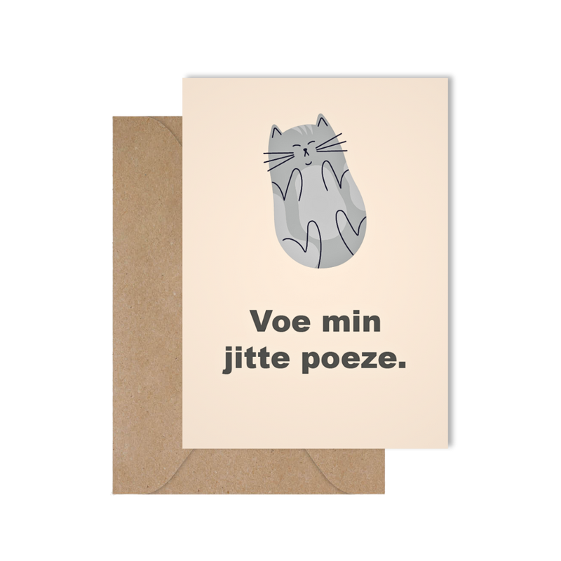 Grappige West-Vlaamse wenskaart voor liefde of valentijn