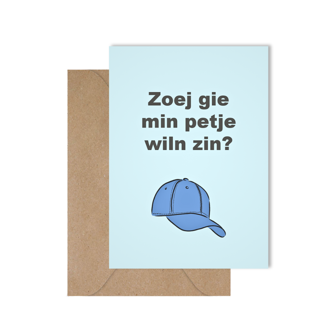 West-Vlaamse wenskaart voor peterschap