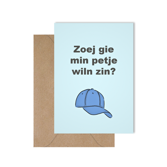 West-Vlaamse wenskaart voor peterschap