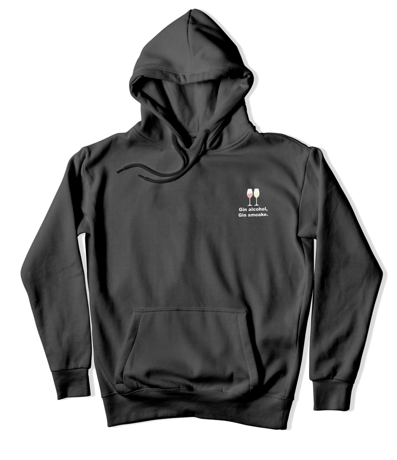 Hoodie Gin alcohol, gin smoake. PRE-ORDER